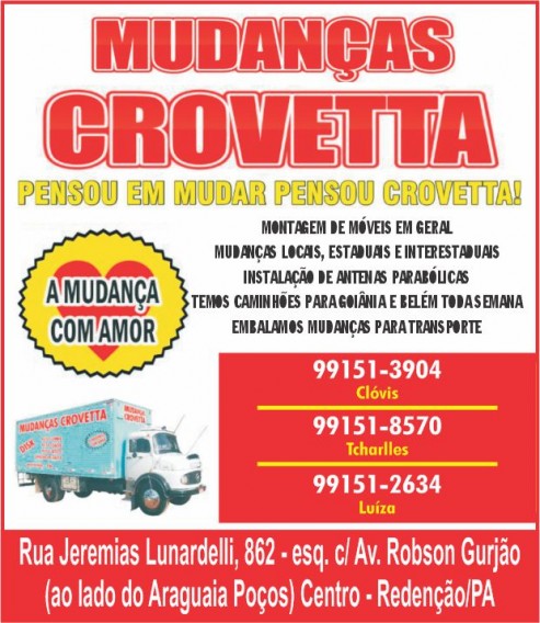 Mudanças Crovetta