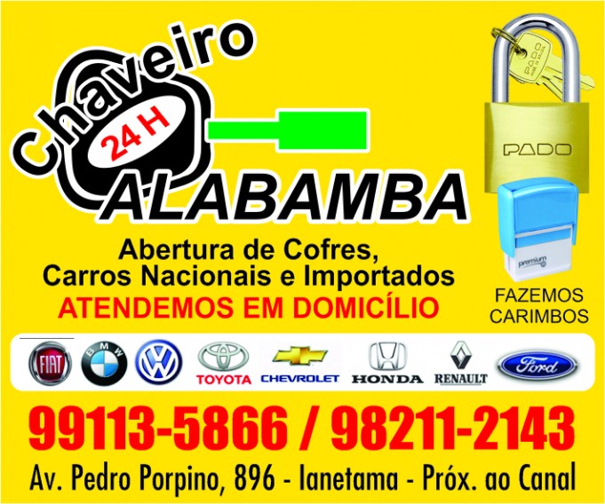Chaveiro Alabama 24Hs
