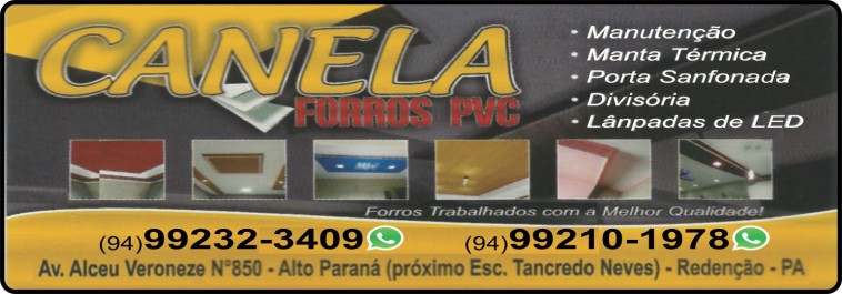 CANELA FORRO DE PVC