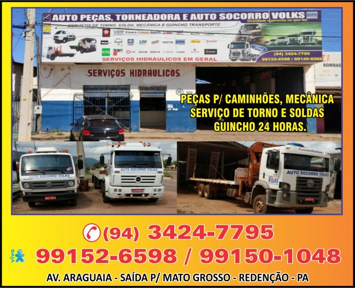 Auto Peças Torneadora e Auto Socorro Volks