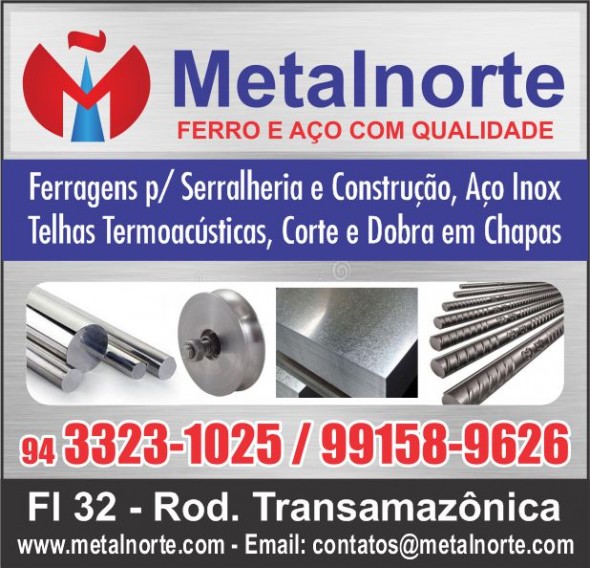 Metalnorte Ferro e Aço com Qualidade