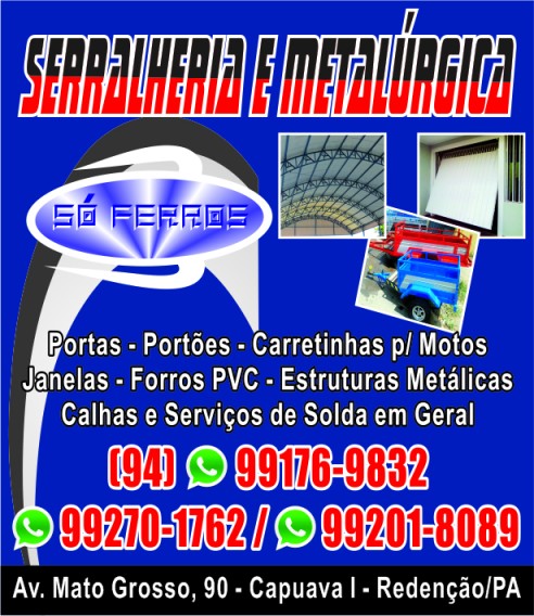 Serralheria e Metalúrgica Só Ferros