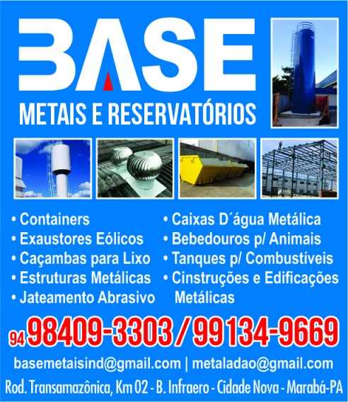 BASE METAIS E RESERVATÓRIOS