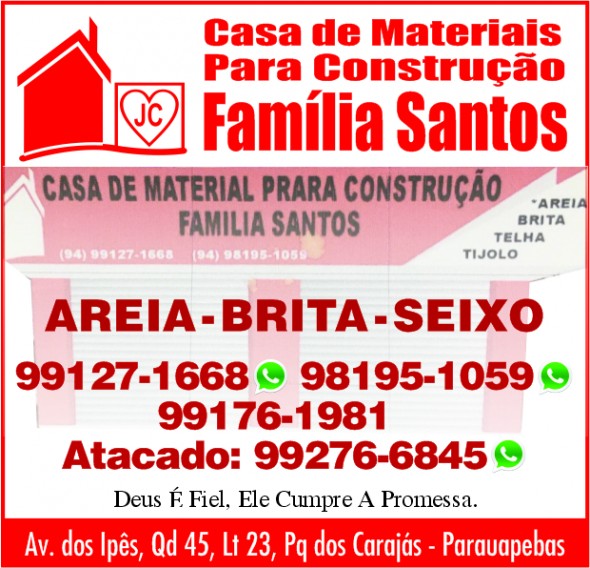 Casa de Materiais para Construção Família Santos