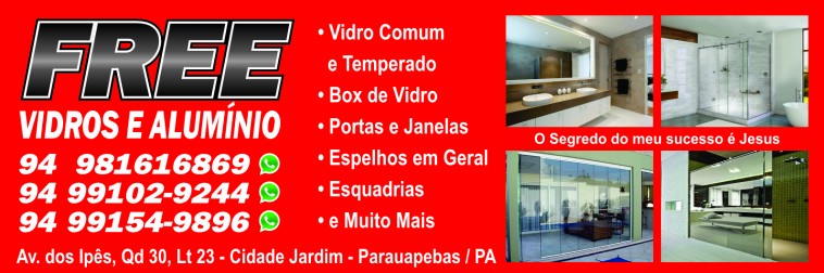 Vidraçaria Free Vidros e Alumínio