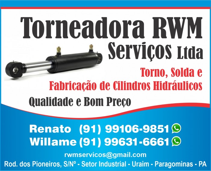 Torneadora RWM Serviços Ltda.
