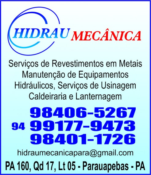 Usinagem Hidrau Mecânica