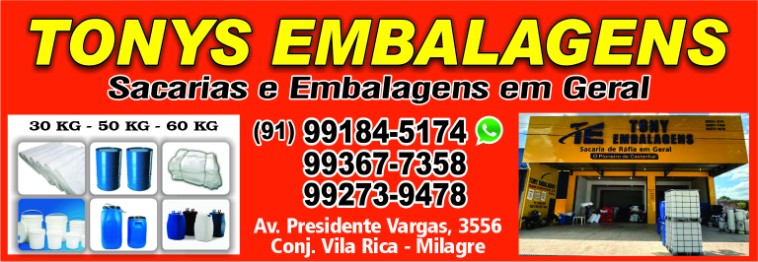 Tonys Embalagens - Sacarias e Embalagens em Geral
